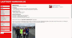 Desktop Screenshot of lauftreff-hannover.de